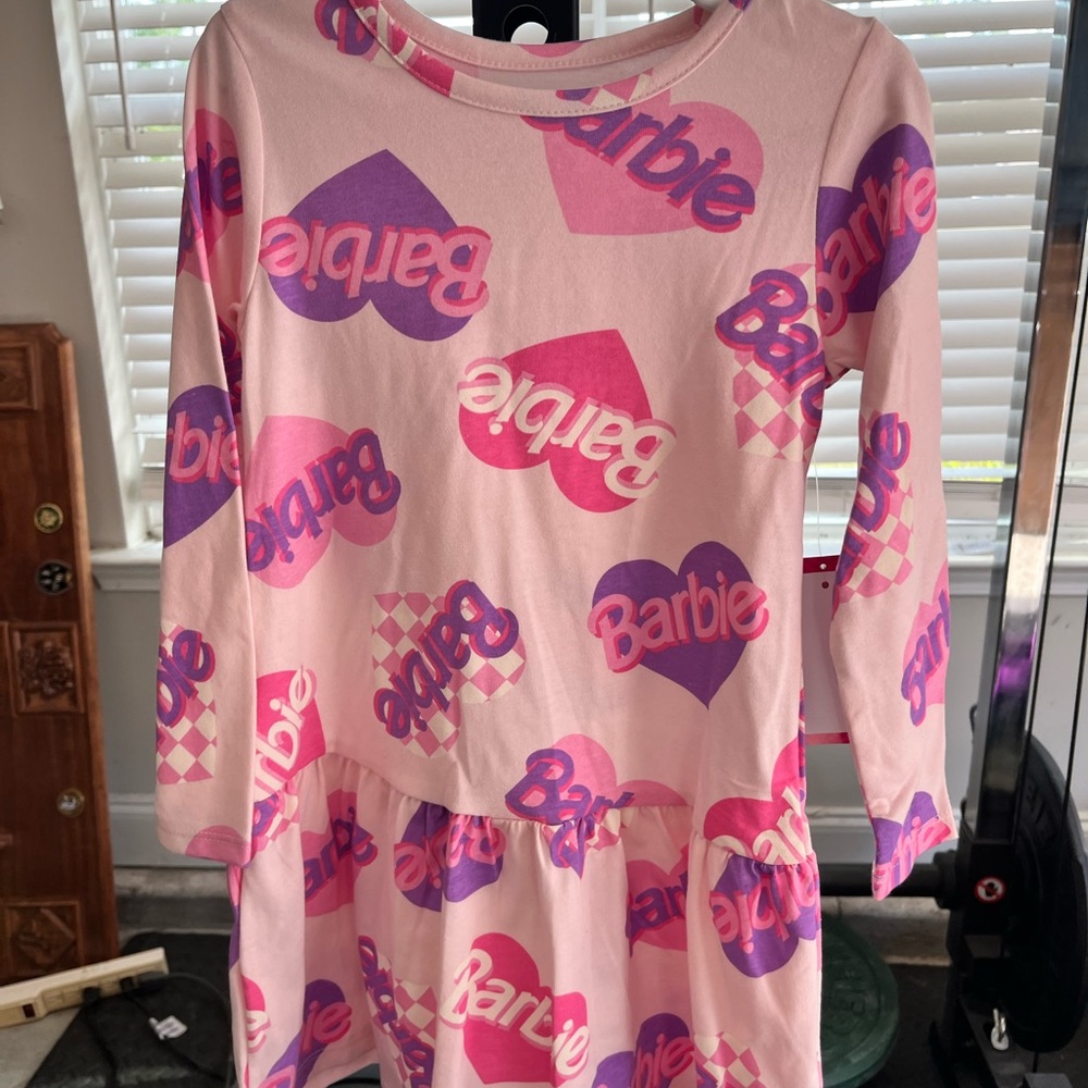 Pink Barbie Logo Dress